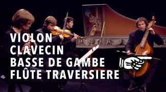 Violon, Clavecin, Basse de Gambe, Flûte Traversière